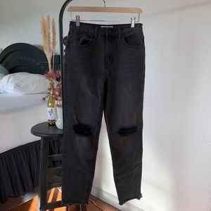 ONE TEASPOON Faded Black Jeans